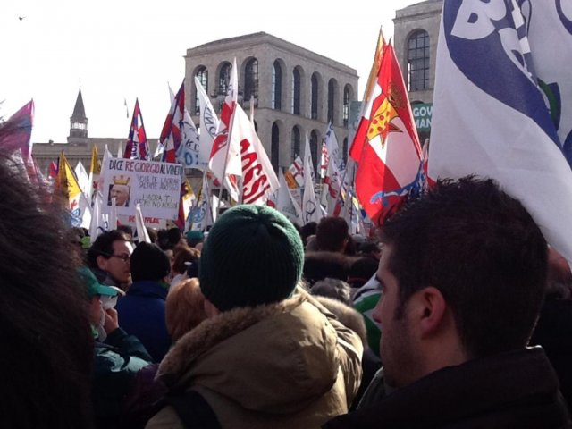 Milano - Manifestazione 20 gennaio 2012