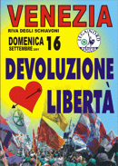 Venezia -  Devoluzione e libertà