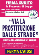 Via la prostituzione pe rle strade