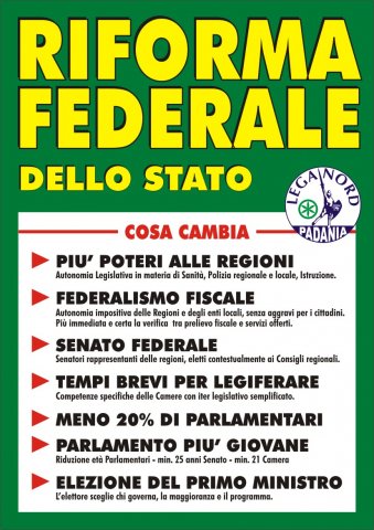 I Manifesti Lega Nord - 2004