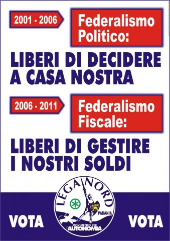 I Manifesti Lega Nord - 2006